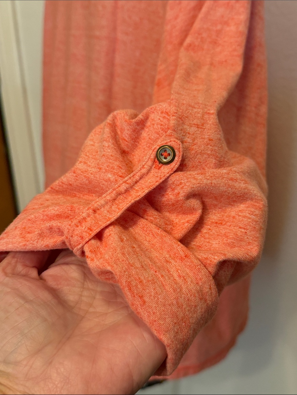 🍊🍊🍊BOGOHO🍊🍊🍊Sonoma Coral Scoop Neck Lightweight Pullover-1X - Picture 4 of 10